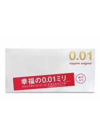 Ультратонкие презервативы Sagami Original 0.01 - 20 шт. - Sagami - купить с доставкой в Новомосковске