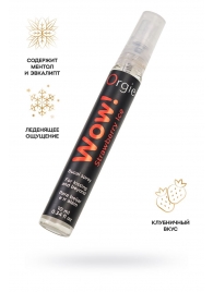 Оральный спрей ORGIE Wow! Strawberry Ice Blowjob Spray с охлаждающим и возбуждающим эффектом - 10 мл. - ORGIE - купить с доставкой в Новомосковске