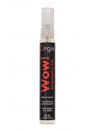 Оральный спрей ORGIE Wow! Strawberry Ice Blowjob Spray с охлаждающим и возбуждающим эффектом - 10 мл. - ORGIE - купить с доставкой в Новомосковске