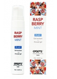 Возбуждающий гель Raspberry Mint с ароматом малины и мяты - 15 мл. - Exsens - купить с доставкой в Новомосковске