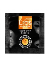 Саше массажного масла Eros exotic с ароматом персика - 4 гр. - Биоритм - купить с доставкой в Новомосковске