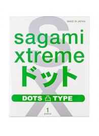 Презерватив Sagami Xtreme Type-E с точками - 1 шт. - Sagami - купить с доставкой в Новомосковске