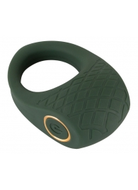Зеленое эрекционное виброкольцо Luxurious Vibro Cock Ring - Orion - в Новомосковске купить с доставкой
