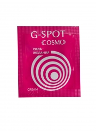 Стимулирующий интимный крем для женщин Cosmo G-spot - 2 гр. - Биоритм - купить с доставкой в Новомосковске
