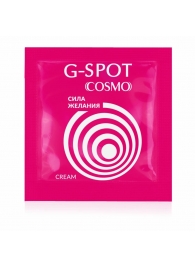 Стимулирующий интимный крем для женщин Cosmo G-spot - 2 гр. - Биоритм - купить с доставкой в Новомосковске