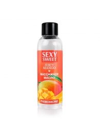 Массажное масло Sexy Sweet Juicy Mango с феромонами и ароматом манго - 75 мл. - Биоритм - купить с доставкой в Новомосковске