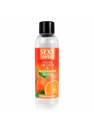 Массажное масло Sexy Sweet Fresh Orange с ароматом апельсина и феромонами - 75 мл. - Биоритм - купить с доставкой в Новомосковске