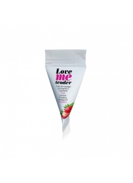 Съедобное согревающее массажное масло Love Me Tender Strawberry с ароматом клубники - 10 мл. - Love to Love - купить с доставкой в Новомосковске