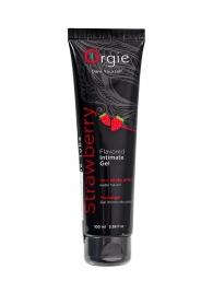 Интимный гель на водной основе Lube Tube Strawberry с клубничным вкусом - 100 мл. - ORGIE - купить с доставкой в Новомосковске