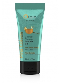 Съедобный интимный гель Orgie Lube Tube Cocktail Pina Colada - 50 мл. - ORGIE - купить с доставкой в Новомосковске