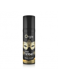 Съедобный гель Dual Vibe Pina Colada с эффектом вибрации и вкусом коктейля пина колада - 15 мл. - ORGIE - купить с доставкой в Новомосковске