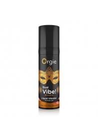 Съедобный гель Dual Vibe Sex On The Beach с эффектом вибрации и вкусом коктейля «секс на пляже» - 15 мл. - ORGIE - купить с доставкой в Новомосковске