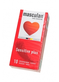 Презервативы Masculan Sensitive plus - 10 шт. - Masculan - купить с доставкой в Новомосковске