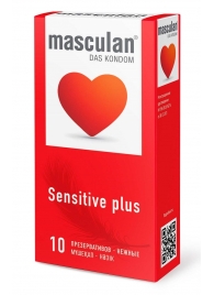 Презервативы Masculan Sensitive plus - 10 шт. - Masculan - купить с доставкой в Новомосковске