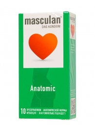 Презервативы анатомической формы Masculan Anatomic - 10 шт. - Masculan - купить с доставкой в Новомосковске