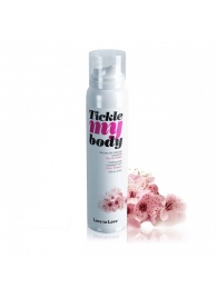 Массажная хрустящая пенка Tickle My Body Cherry Blossom с ароматом вишневого цвета - 150 мл. - Love to Love - купить с доставкой в Новомосковске