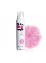 Массажная хрустящая пенка Tickle My Body Cotton Candy с ароматом сладкой ваты - 150 мл. - Love to Love - купить с доставкой в Новомосковске