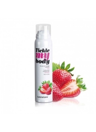 Массажная хрустящая пенка Tickle My Body Strawberry с ароматом клубники - 150 мл. - Love to Love - купить с доставкой в Новомосковске