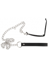 Зажим для половых губ с поводком Pussy Clamp With A Leash - Orion - купить с доставкой в Новомосковске