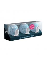 Набор из 3 мастурбаторов-яиц Satisfyer Savage - Satisfyer - в Новомосковске купить с доставкой