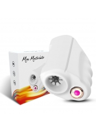 Белый вибромастурбатор Mini Masturbator - Silicone Toys - в Новомосковске купить с доставкой