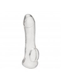 Прозрачная насадка на пенис Transparent Penis Enhancing Sleeve Extension - 15,9 см. - BlueLine - в Новомосковске купить с доставкой