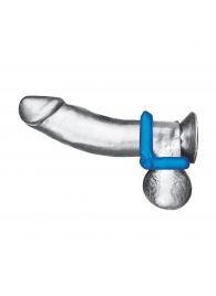 Комплект из 2 эрекционных колец-восьмерок 2-Pack Duo Cock And Ball Stamina Enhancement Ring - BlueLine - в Новомосковске купить с доставкой