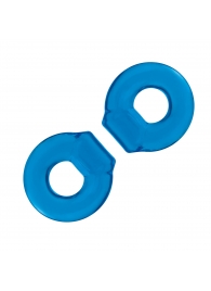 Комплект из двух колец для пениса 2-Pack Ultra-Stretch Stamina Endurance Ring - BlueLine - в Новомосковске купить с доставкой