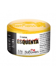 Возбуждающий крем Esquenta с разогревающим эффектом - 3,5 гр. - HotFlowers - купить с доставкой в Новомосковске