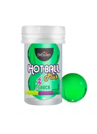 Лубрикант на силиконовой основе Hot Ball Plus с покалывающим эффектом (2 шарика по 3 гр.) - HotFlowers - купить с доставкой в Новомосковске