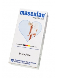 Ультратонкие презервативы Masculan Ultra Fine с обильной смазкой - 10 шт. - Masculan - купить с доставкой в Новомосковске