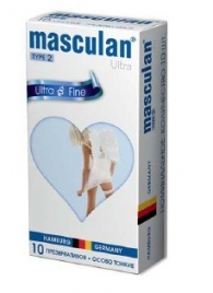 Ультратонкие презервативы Masculan Ultra Fine с обильной смазкой - 10 шт. - Masculan - купить с доставкой в Новомосковске