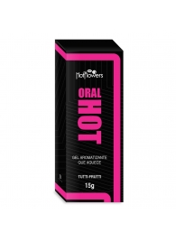 Гель для оральных ласк Oral Hot с согревающим эффектом - 15 гр. - HotFlowers - купить с доставкой в Новомосковске
