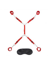 Красная фиксация на матрас Classic Bedspreader - Lux Fetish - купить с доставкой в Новомосковске