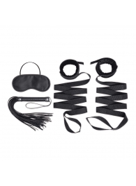 Эротический набор 4PC Bondage Bed Strap   Flogger Kit - Lux Fetish - купить с доставкой в Новомосковске