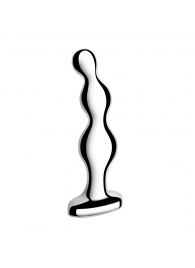 Стальной анальный фаллоимитатор для простаты Stainless Steel Anal Beads - 13 см. - b-Vibe - в Новомосковске купить с доставкой