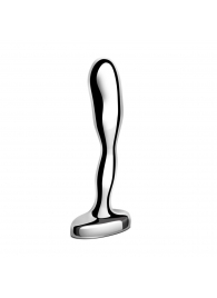 Стальной стимулятор простаты Stainless Steel Prostate Plug - 11,5 см. - b-Vibe - в Новомосковске купить с доставкой