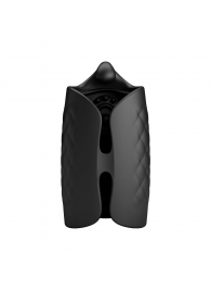 Черный мастурбатор с вибростимуляцией головки Black Glans Trainer - Baile - в Новомосковске купить с доставкой
