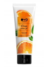 Лубрикант на водной основе OYO Aroma Gel Orange с ароматом апельсина - 75 мл. - OYO - купить с доставкой в Новомосковске