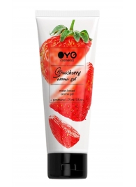 Лубрикант на водной основе OYO Aroma Gel Strawberry с ароматом клубники - 75 мл. - OYO - купить с доставкой в Новомосковске
