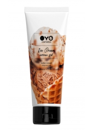 Лубрикант на водной основе OYO Aroma Gel Ice Cream с ароматом пломбира - 75 мл. - OYO - купить с доставкой в Новомосковске