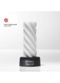 Белый 3D мастурбатор SPIRAL - Tenga - в Новомосковске купить с доставкой