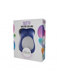 Синее эрекционное виброкольцо Nutty - Adrien Lastic - в Новомосковске купить с доставкой