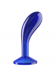 Синяя анальная втулка Flawless Clear Prostate Plug 6.0 - 15 см. - Lovetoy - в Новомосковске купить с доставкой
