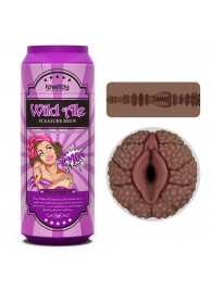 Коричневый мастурбатор-вагина Pleasure Brew Masturbator-Wild Ale в банке - Lovetoy - в Новомосковске купить с доставкой