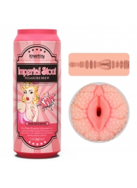 Мастурбатор-вагина Pleasure Brew Masturbator-Imperial Stout в банке - Lovetoy - в Новомосковске купить с доставкой