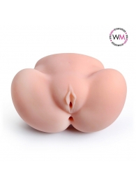 Реалистичный мастурбатор с двумя функциональными отверстиями - Erowoman-Eroman - в Новомосковске купить с доставкой