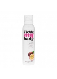 Массажная хрустящая пенка Tickle my body с ароматом маракуйи - 150 мл. - Love to Love - купить с доставкой в Новомосковске