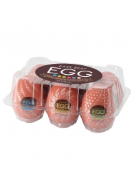 Набор из 6 мастурбаторов-яиц Tenga Egg Variety Pack V - Tenga - в Новомосковске купить с доставкой