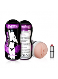 Мастурбатор Vibrating Vagina - Lovetoy - в Новомосковске купить с доставкой